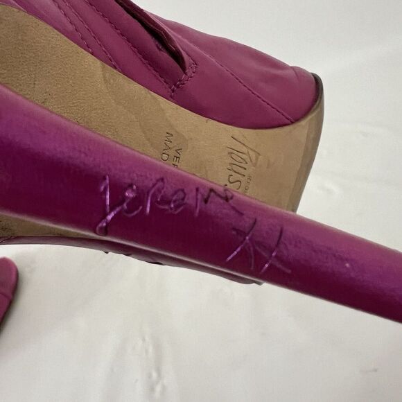 Jerome C Rousseau Womens Size 39 US 9 Pink Open Toe Love & Passion Bootie Rare - Picture 12 of 12